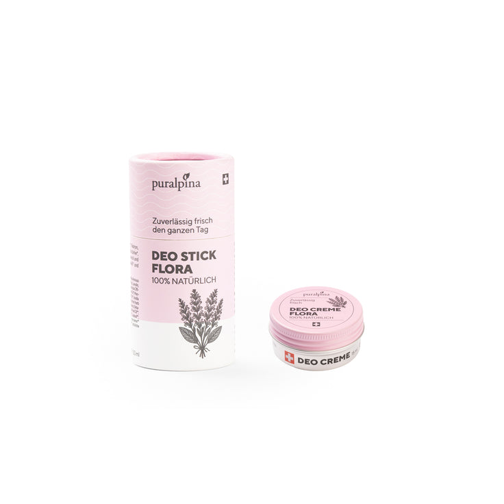 Reise Set, bestehend aus: Deo Stick Flora und Deo Creme Flora 15ml