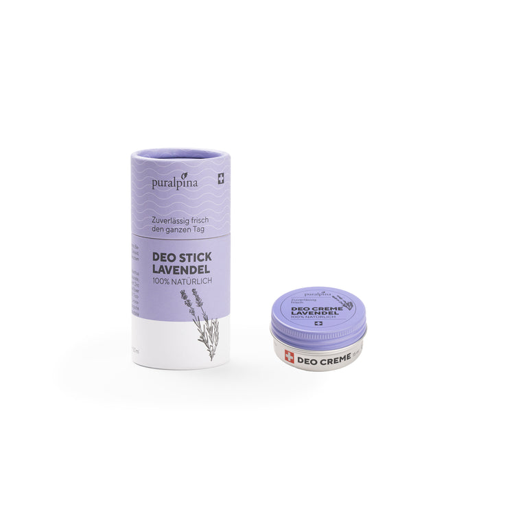 Reise Set, bestehend aus: Deo Stick Lvendel und Deo Creme Lavendel 15ml