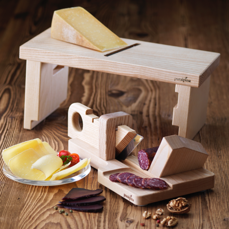 Geschenk Set Wurst- und Käsehobel, Stilleben