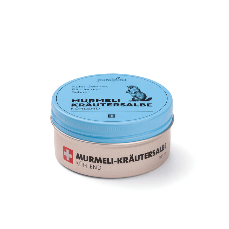 Murmeli herbal ointment, cooling – natural ointment for muscles and joints