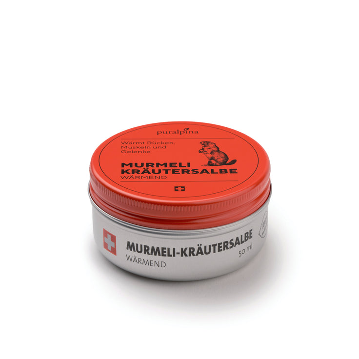 Murmeli-Kräutersalbe wärmend – natürliche Salbe für Muskeln und Gelenke