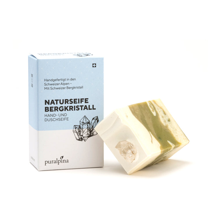 Naturseife Bergkristall, Hand- und Duschseife
